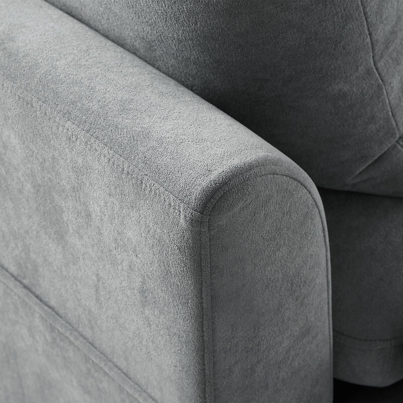 Merax Sectional Sofa L-shaped Sofa Upholstered Sectional Sofa with Ample Storage Space