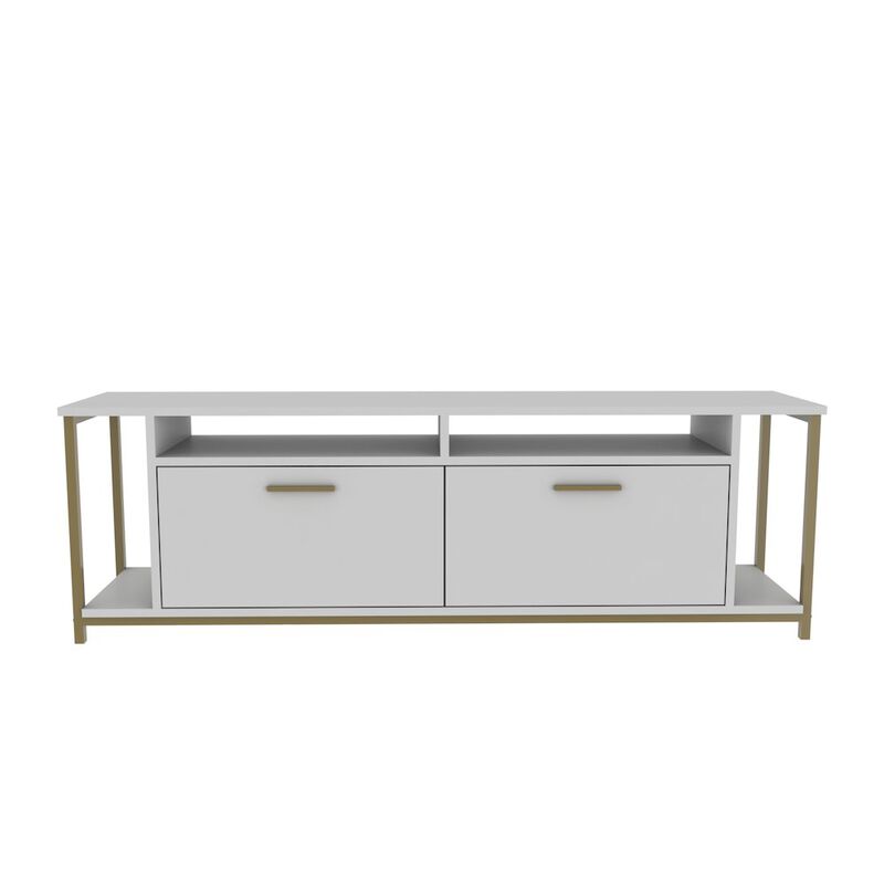 Decorotika Omar Tv Stand - White Gold