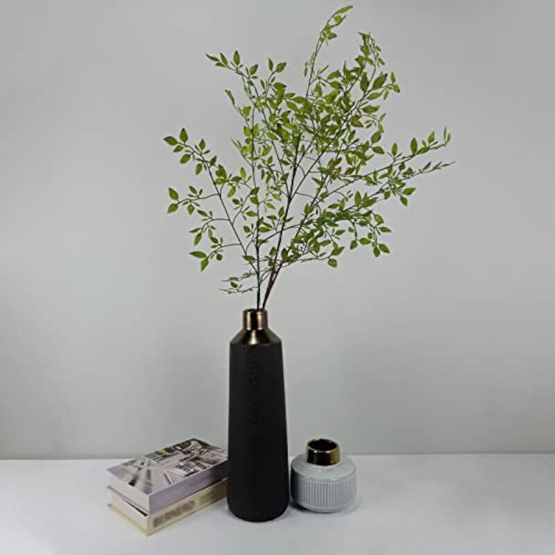 2 Pack Purple Artificial Greenery Plants Outdoor Wedding Centerpiece Decor image number 3
