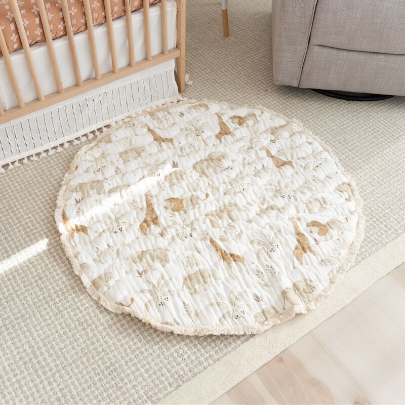 Kendi Quilted Safari Baby Play Mat image number 5