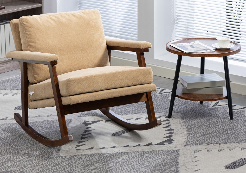 Cumsko Solid Wood rocking chair