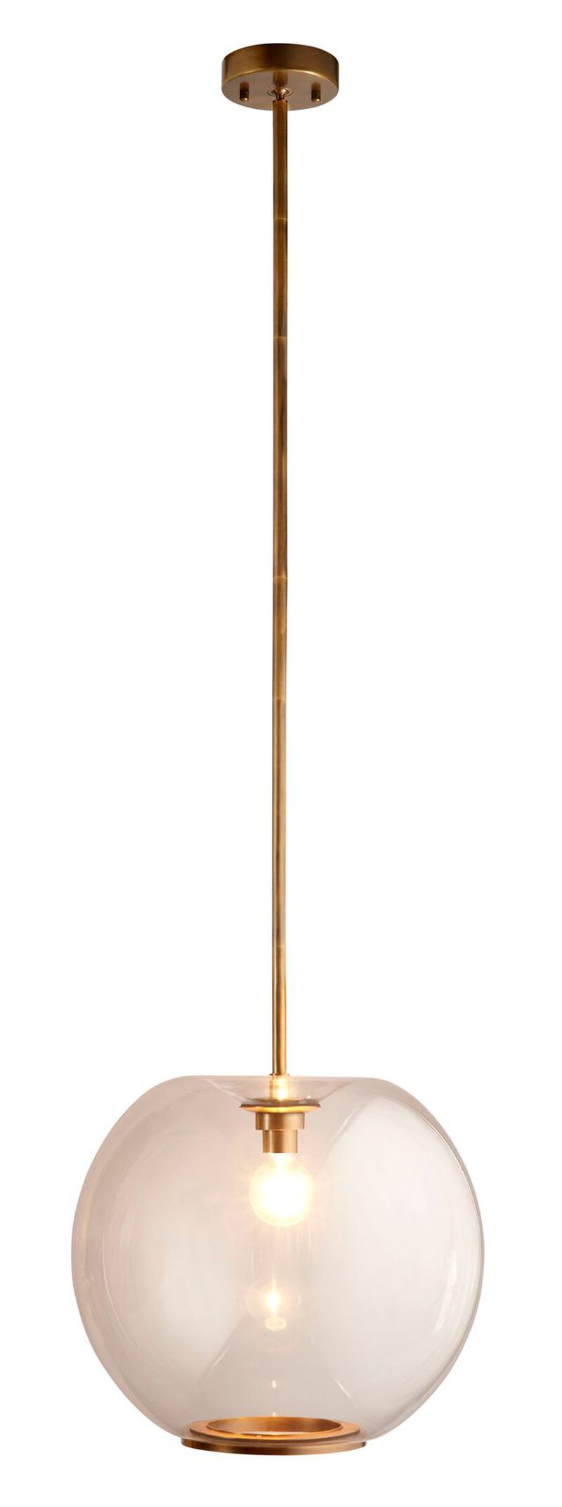 Helium 1-Light Glass Pendant