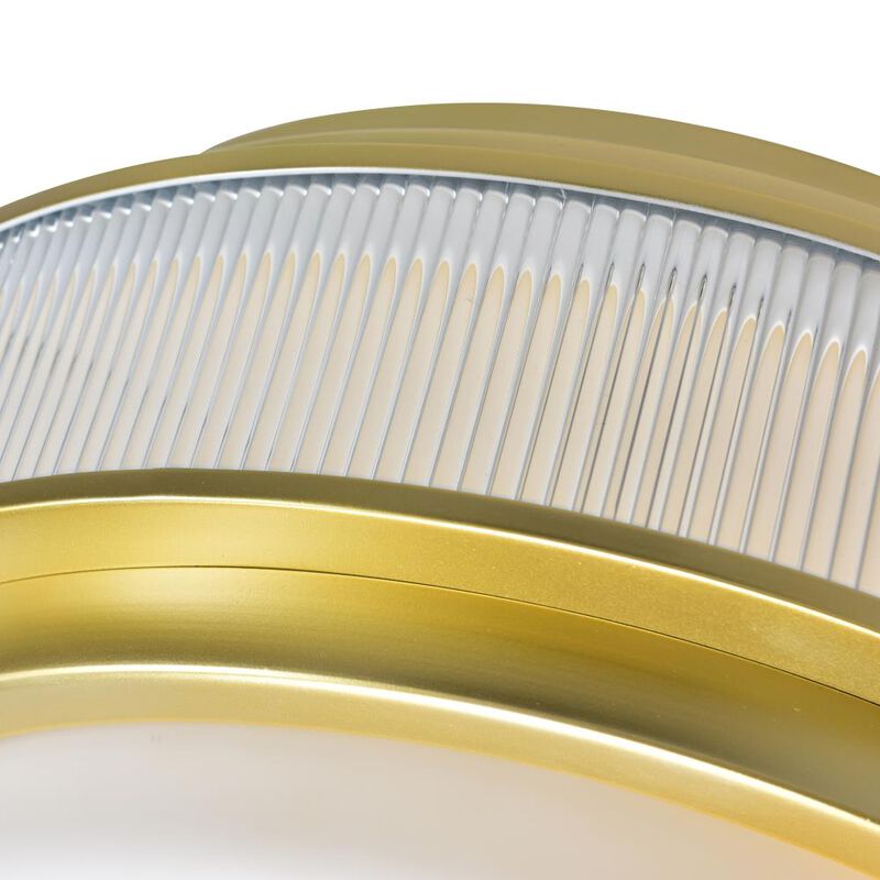 Valdivia 5 Light Satin Gold Flush Mount