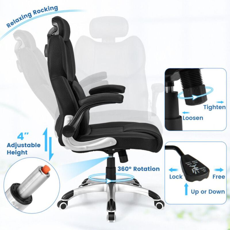 Hivvago Kneading Massage Office Chair with Adjustable Headrest