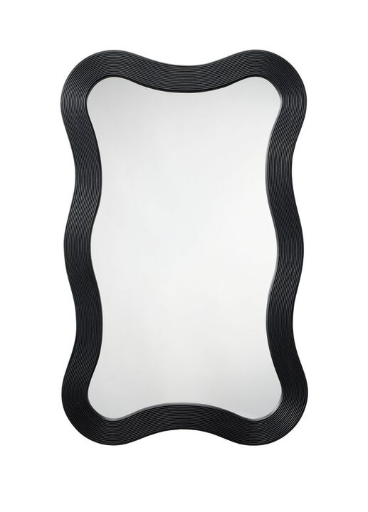 Deli Wavy Bamboo Mirror