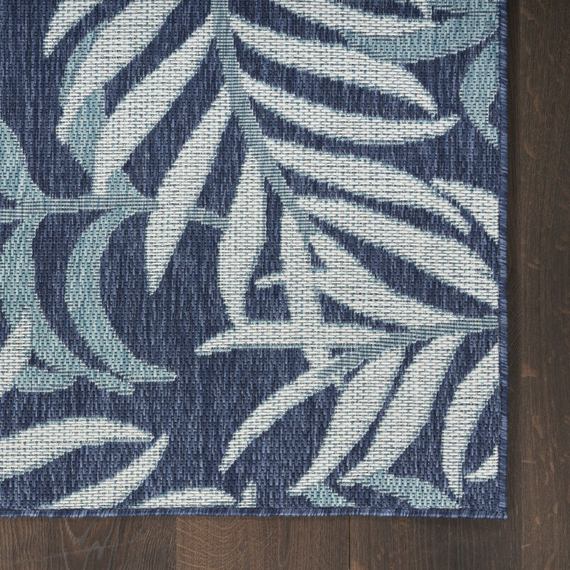 HomeRoots Palm Leaf Indoor Outdoor Area Rug image number 3