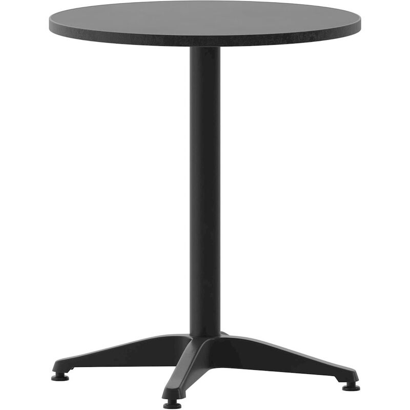 Flash Furniture Round Patio Table for Restaurants, Banquet Halls and Dining Room