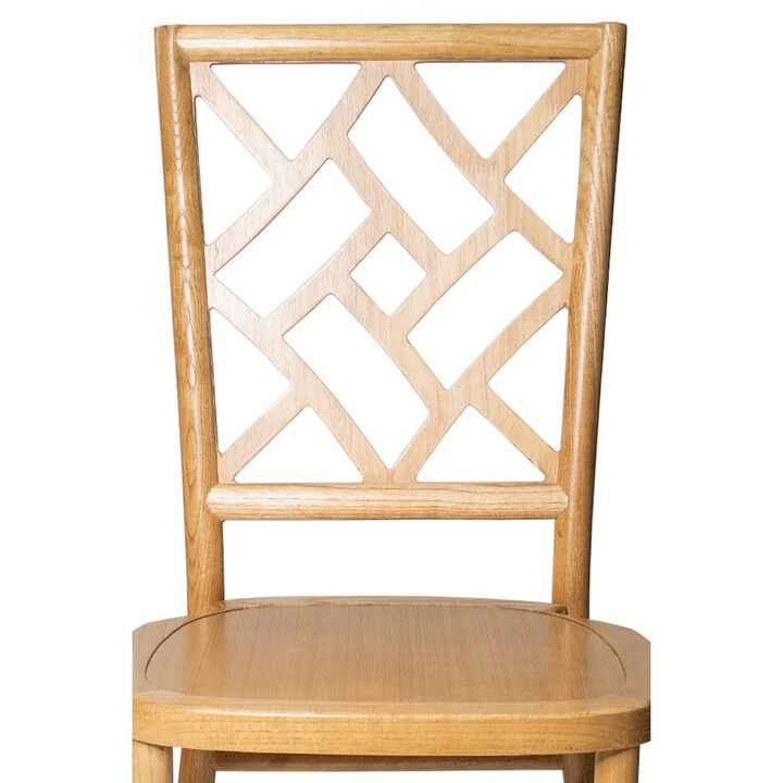 Set Of 1 Mosaic Dining Chair - Tinted Raw