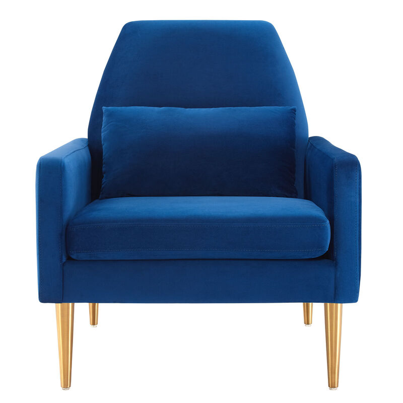 Liliana Performance Velvet Armchair image number 0