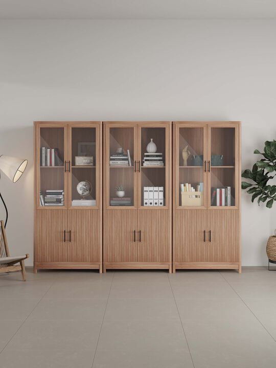 Jodie Brown Bookcase (Set of 3)