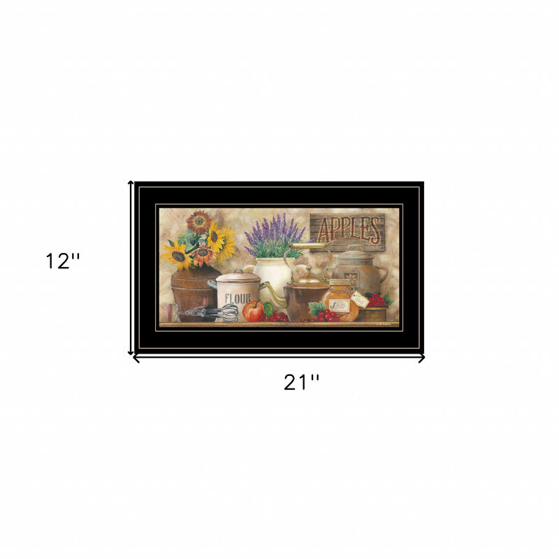 HomeRoots Antique Kitchen 5 Black Framed Print Kitchen Wall Art image number 2