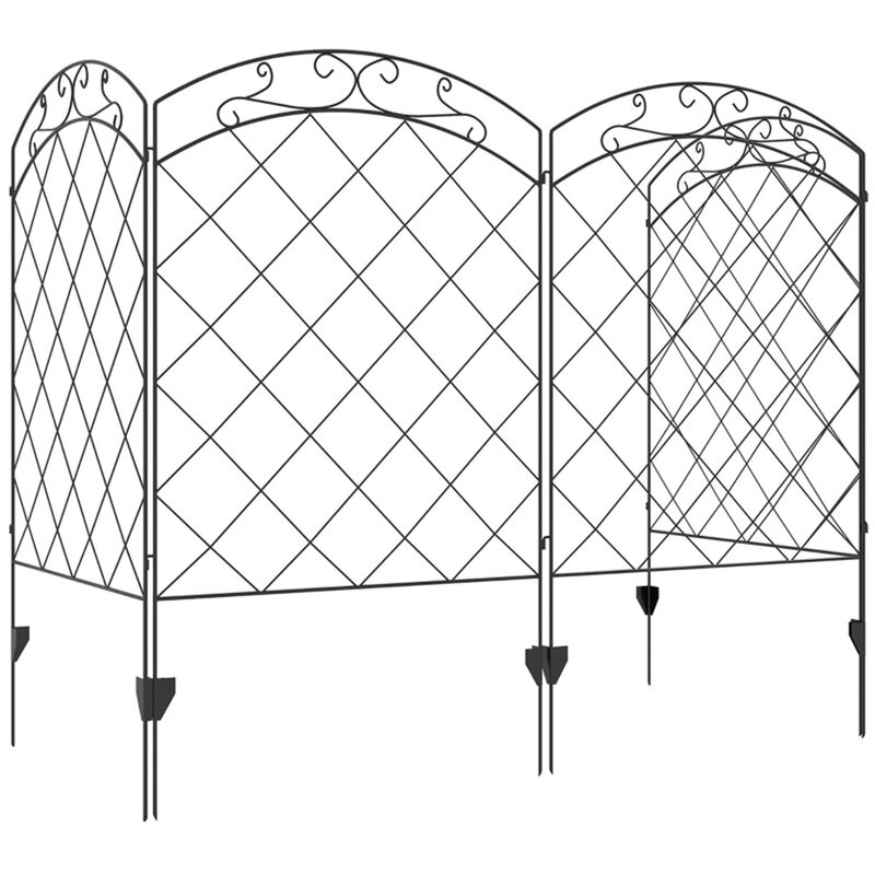 Garden Decorative Fence Panel for Landscaping and Outdoor Borders