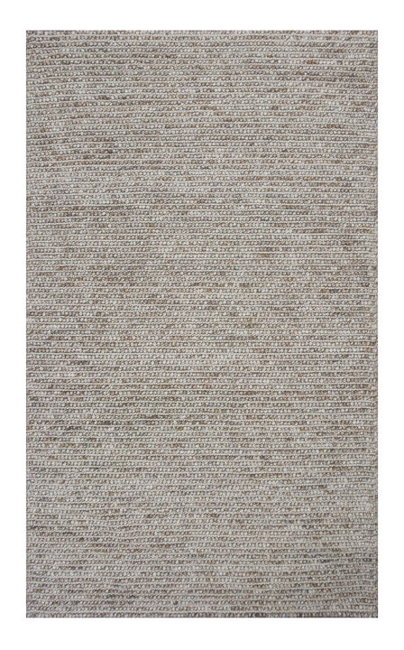 HomeRoots 3' X 5' Natural Wool Handmade Area Rug