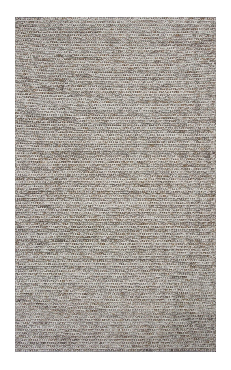 HomeRoots 3' X 5' Natural Wool Handmade Area Rug image number 0