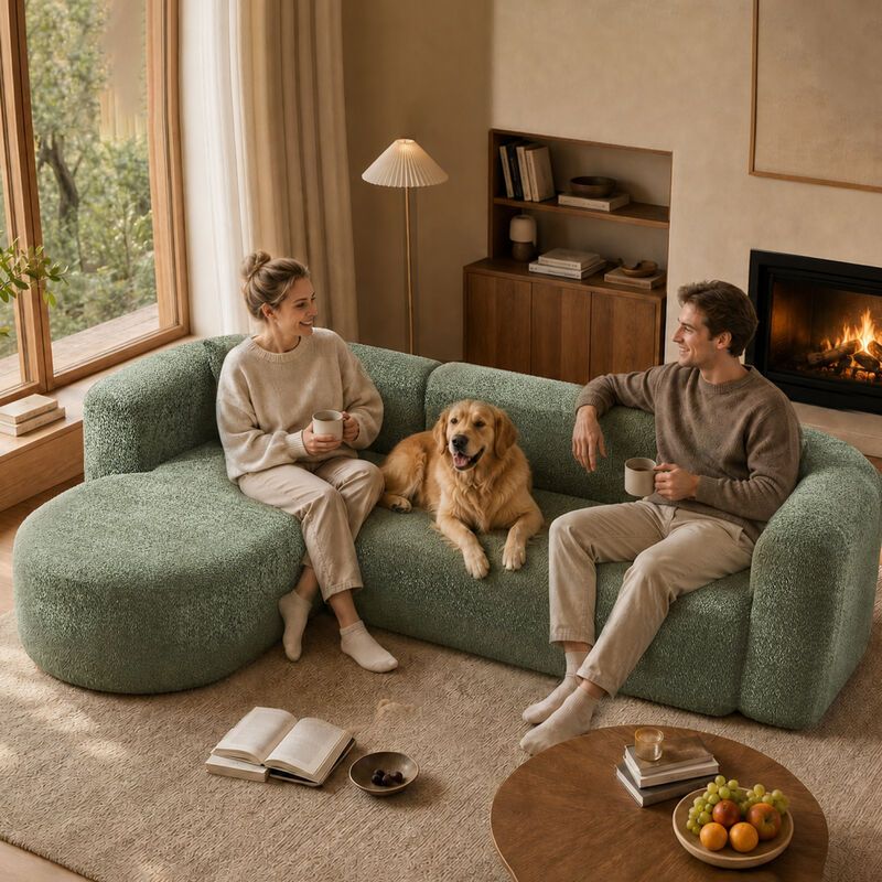 Cetram  L-Shaped Modular Sectional Sofa image number 2