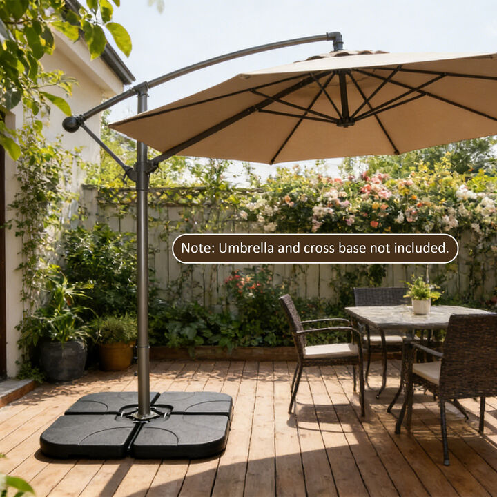 Heavy-Duty Offset Patio Umbrella Stand