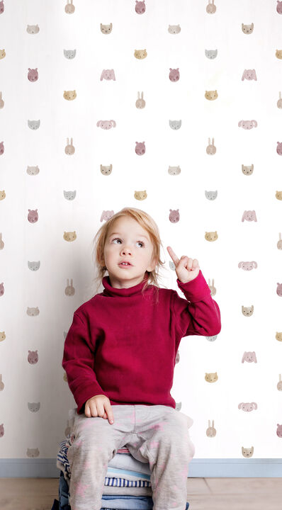 Little Explorers 2 Kids Pink Wallpaper 14814