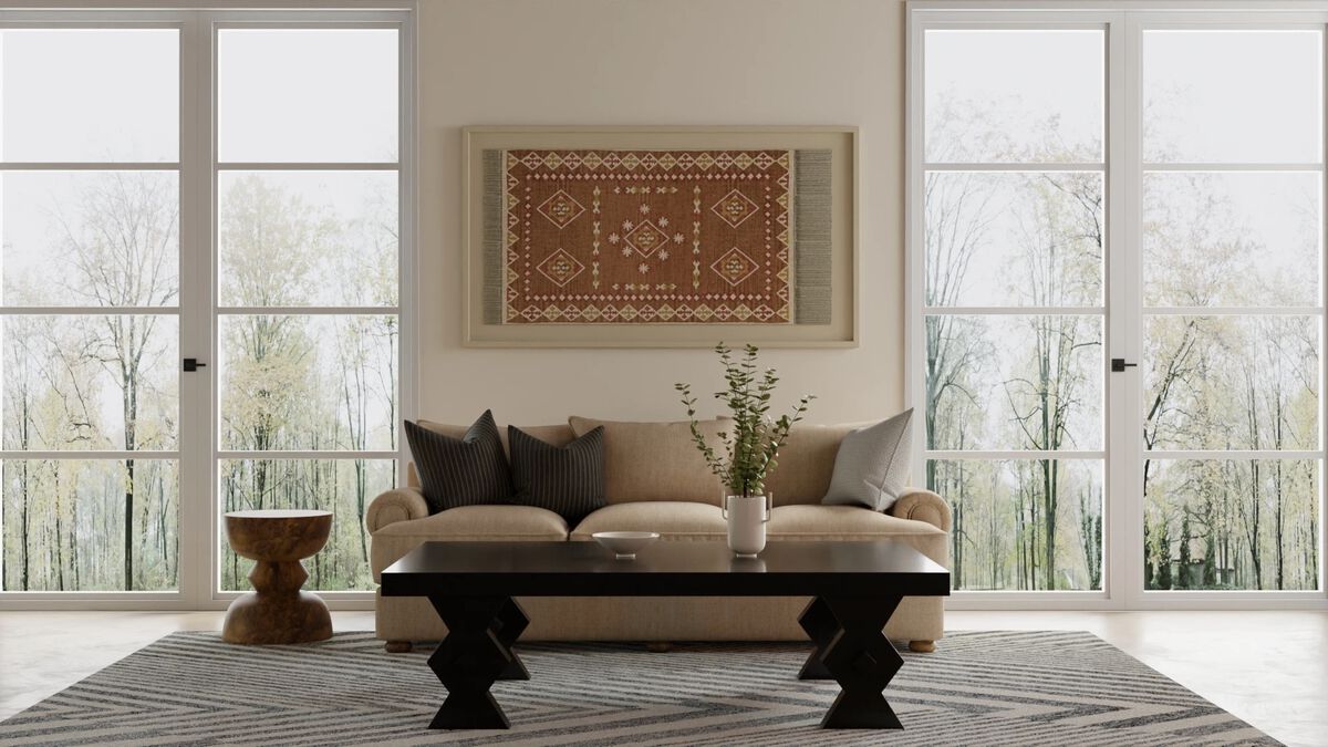 Wallace 8A42F Gray 5' x 8' Rug