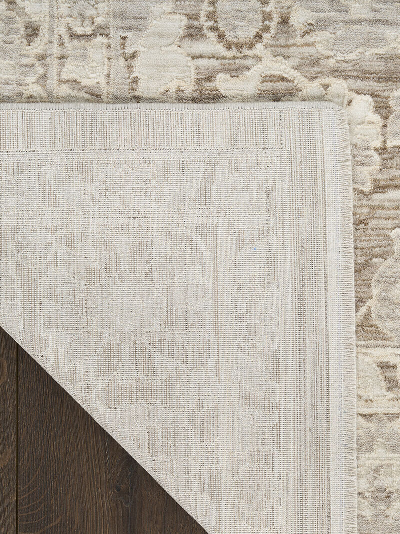 Shadows SHW03 Ivory/Mocha 6' x 9' Rug image number 1