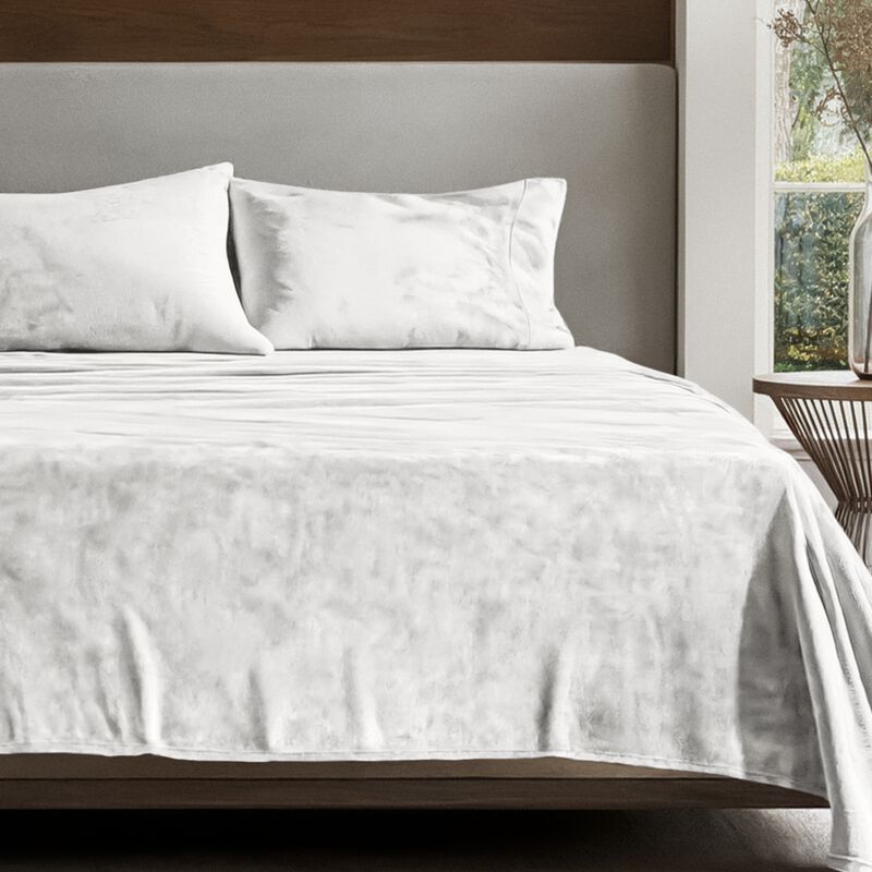 Velvety Soft Microplush Fleece Sheet Set image number 2