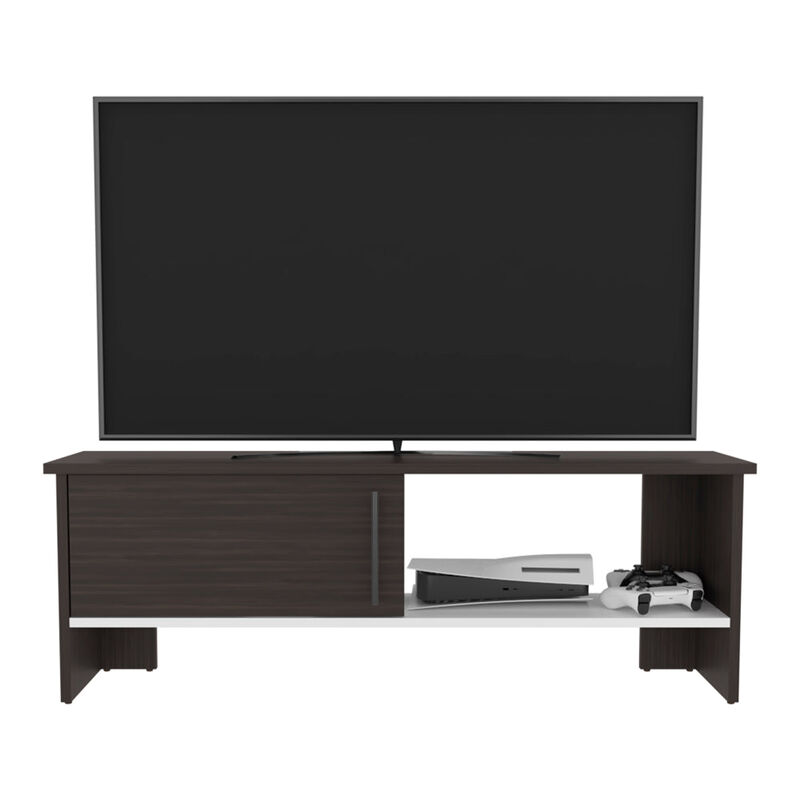 Ocean Shores Tv Stand, Black/White