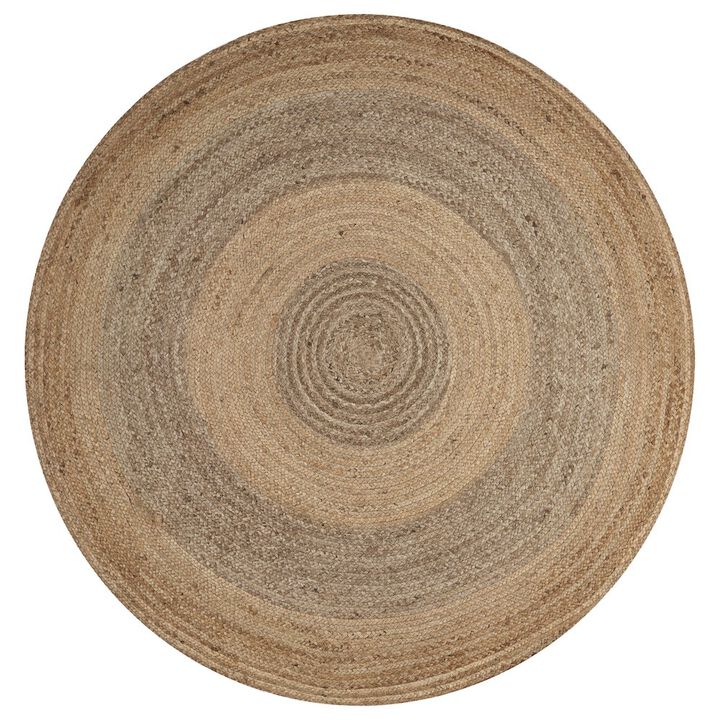 LR Home Boutique Jute Jute Area Rug Indoor
