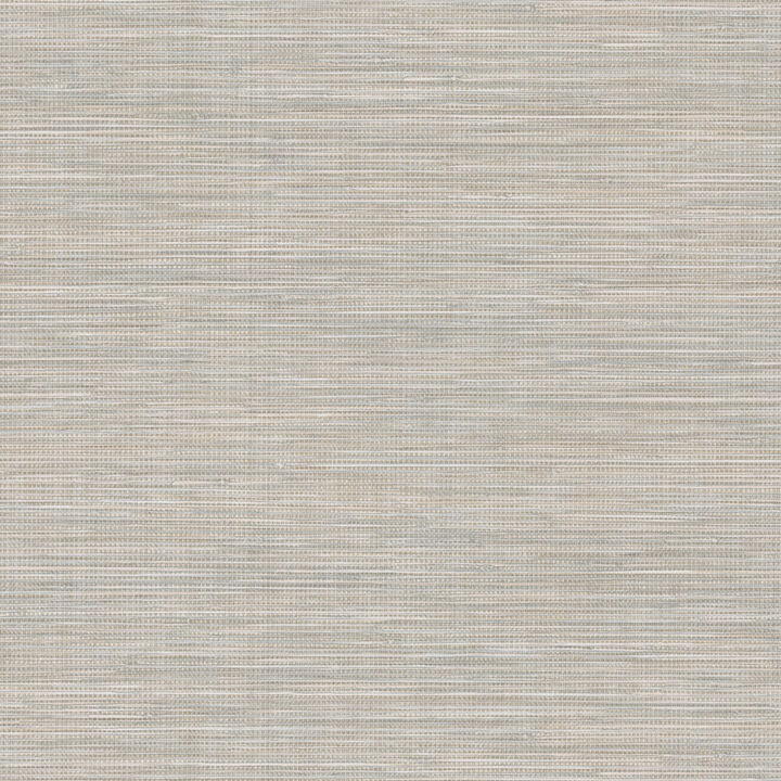 Winn Light Grey Faux Grasscloth Wallpaper