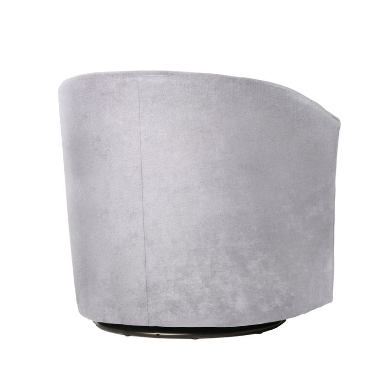 Eden Silver Swivel Chair image number 3