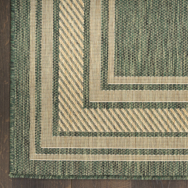 HomeRoots Geometric Indoor Outdoor Area Rug image number 2