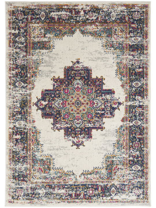 Passion PSN03 Ivory/Blue 8' x 10' Rug