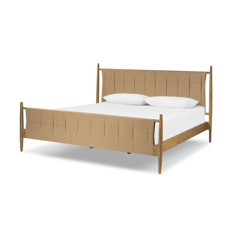 Richard Burnished Parawood Queen Bed