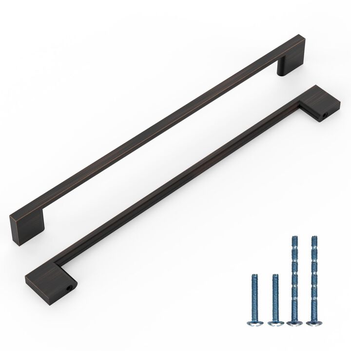 KNOKLOCK 10 Pack 10 Inch(256mm) Kitchen Cabinet Handles Oil Rubbed Bronze Cabinet Pulls Kitchen Cabinet Hardware Drawer Pulls fo