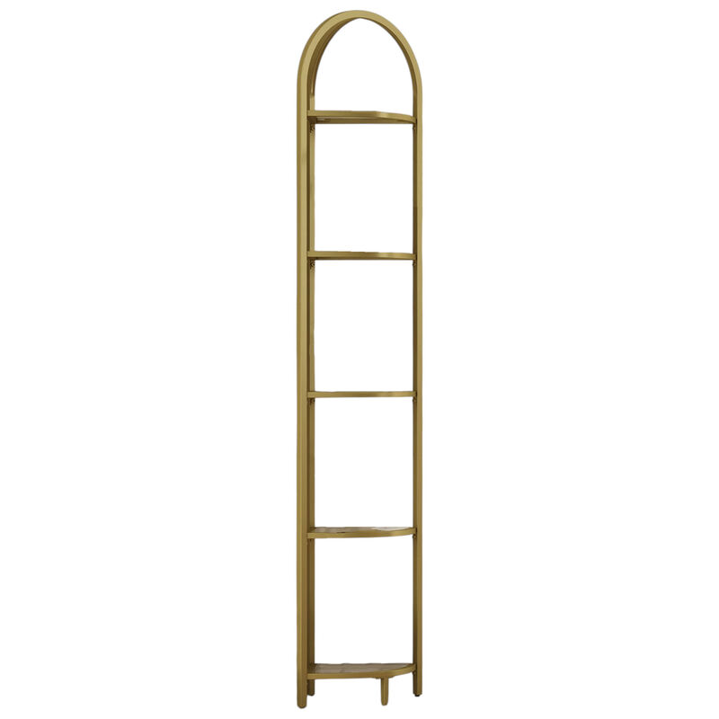 Corner Display Shelf with Tempered Glass for Living Room Decor image number 0