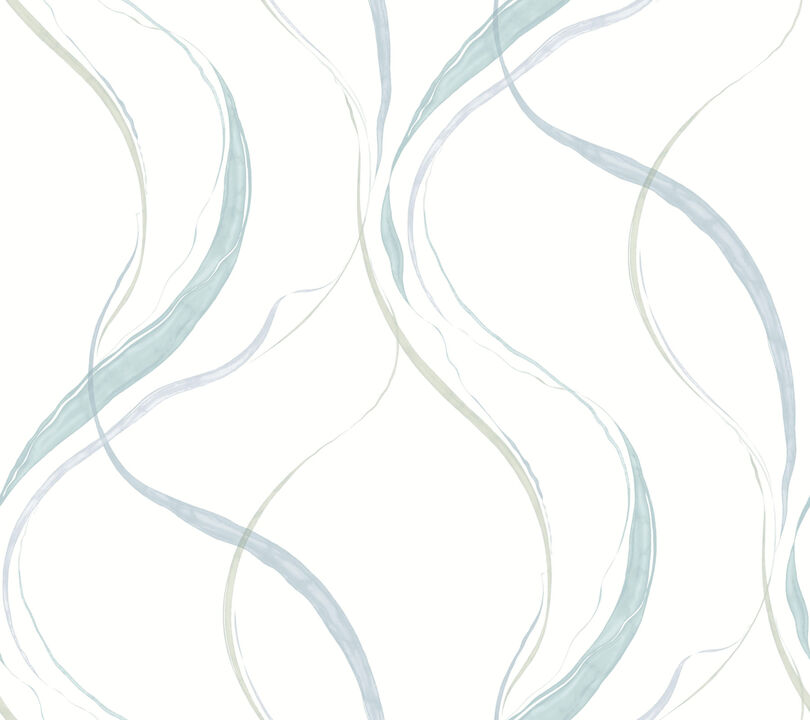Ink Flow Seaglass Wallpaper (Set of 2)