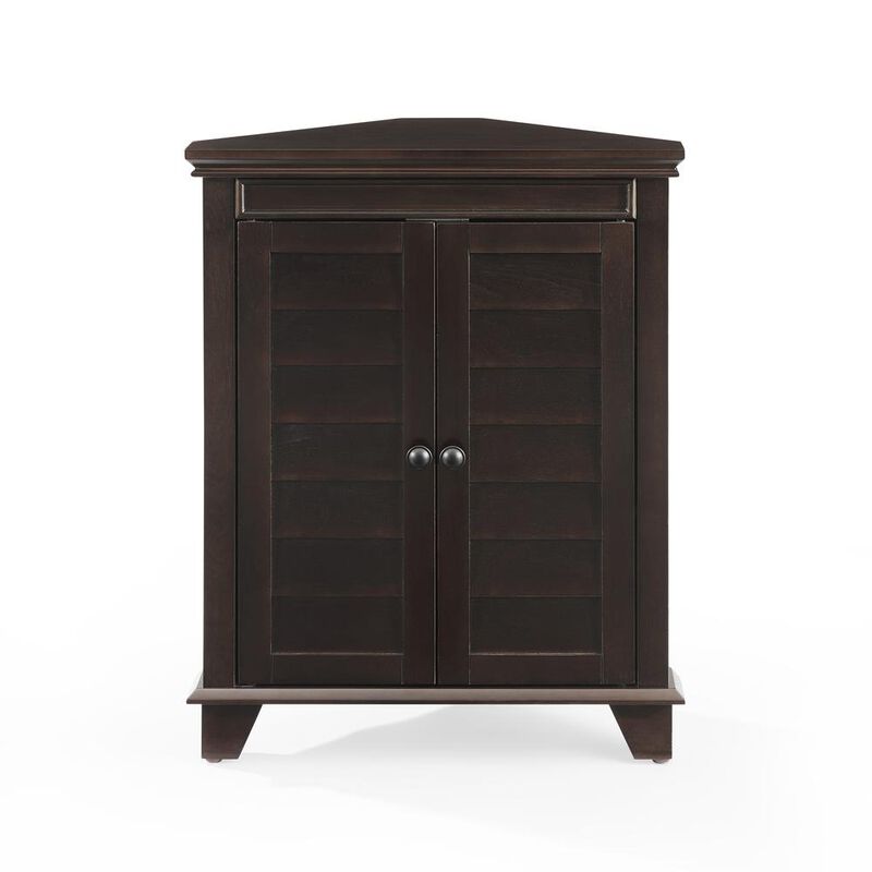 Crosley Furniture Lydia Corner Cabinet Espresso