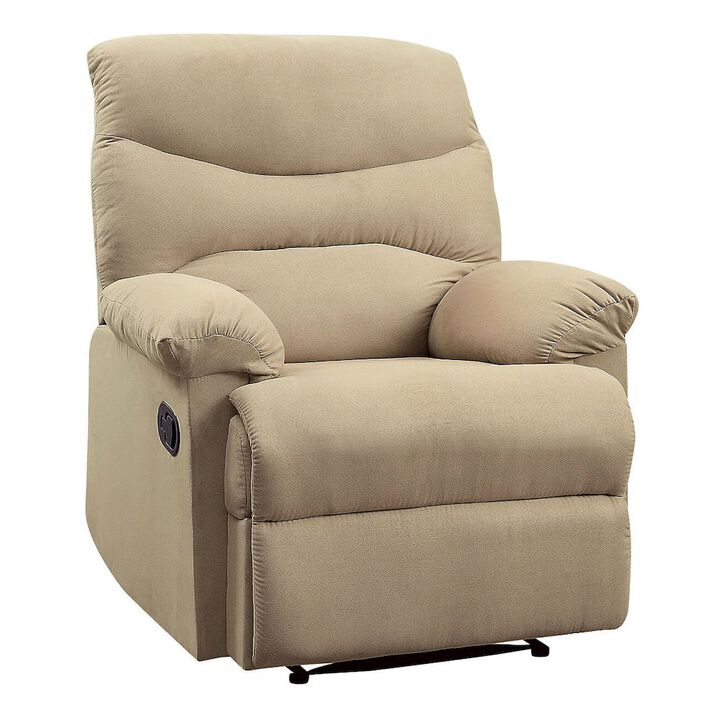 Plethoria Home Pillow Top Arms Recliner with Tufted Back