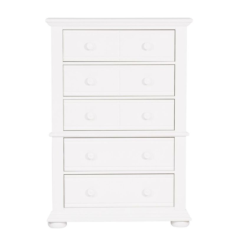 Liberty Furniture Summer House I 5 Drawer Chest in Oyster White image number 0