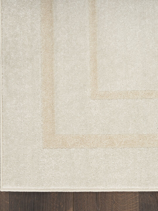 Nourison Essentials NRE02 Ivory/Gold 10' x 14' Rug