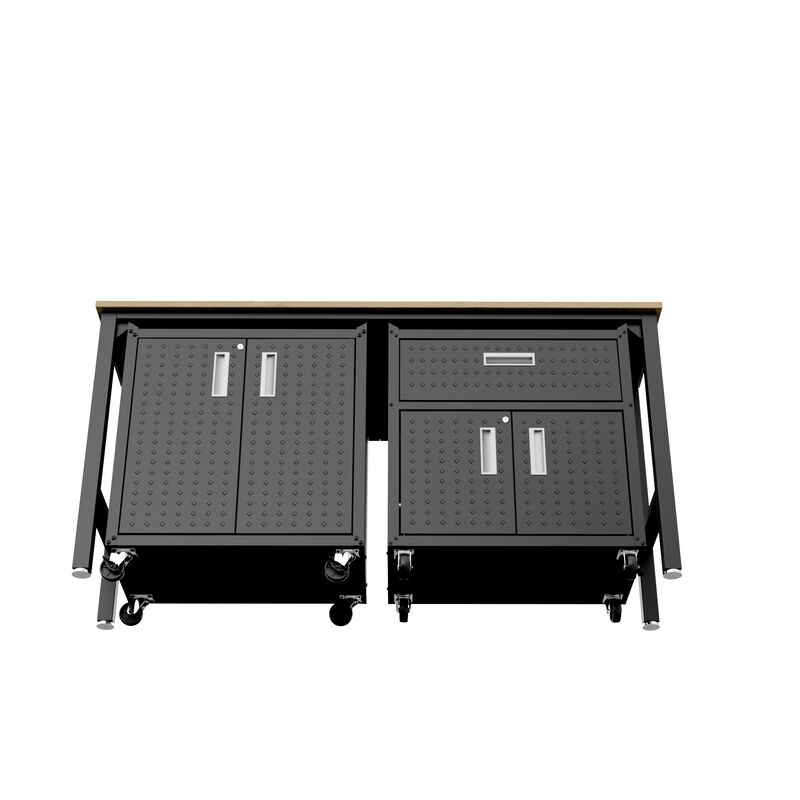 Fortress Dark Gray 3-Piece Garage Set