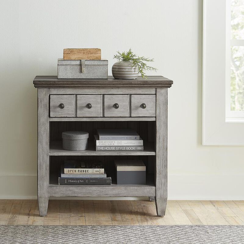 Liberty Furniture 1 Drawer Night Stand w/ Charging Station image number 1