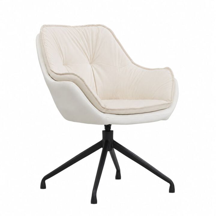 GOODSILO Ergonomic High Back Faux Leather Office Chair with Adjustable Height, 360&deg; Swivel and Soft Padding for All-Day Comfort
