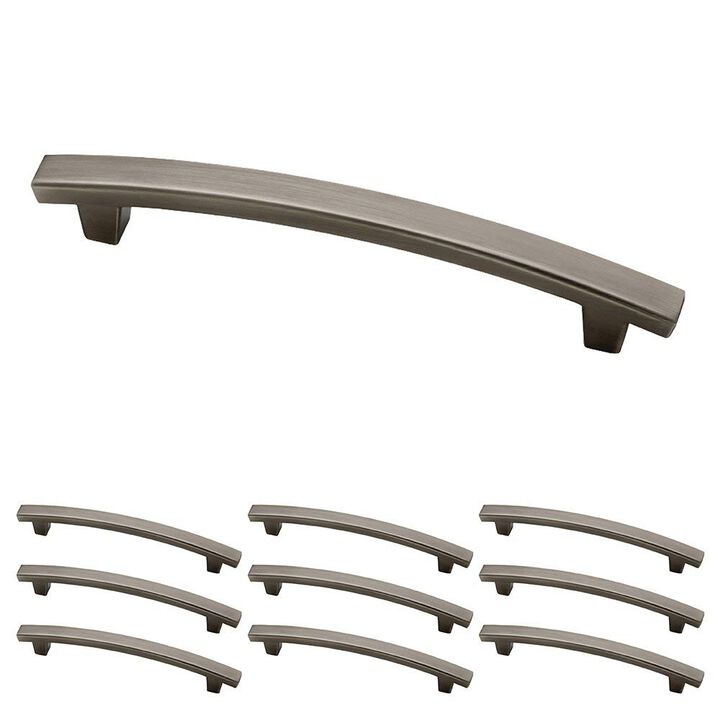 Franklin Brass P29616K-904-B Pierce Kitchen or Furniture Cabinet Hardware Drawer Handle Pull, 5-1/16"" (128mm), Heirloom Silver,