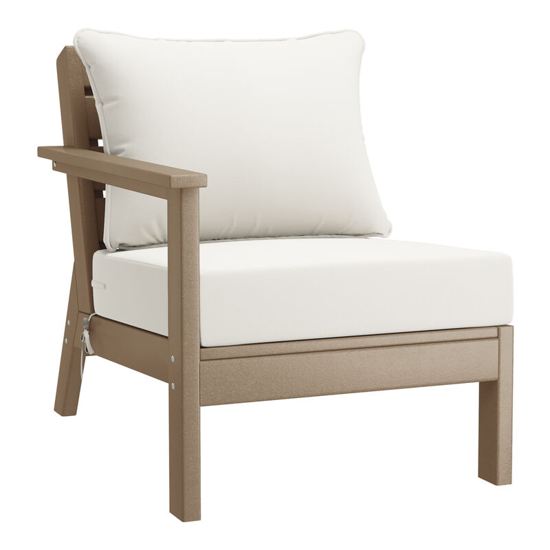 WestinTrends Outdoor 6-Piece Modular Sectional Patio Furniture Sofa Set image number 4