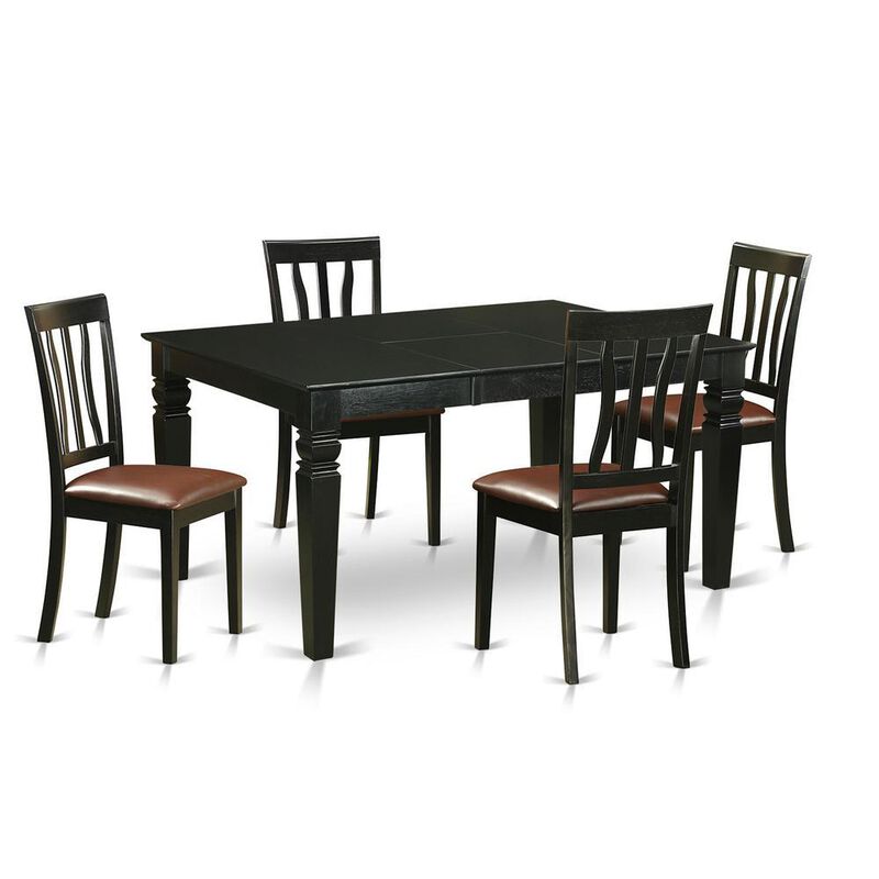 5 PcTable and chair set for 4-Table and 4 Dining Chairs