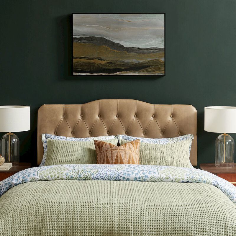 Annabel Vegan Leather Full Headboard image number 6