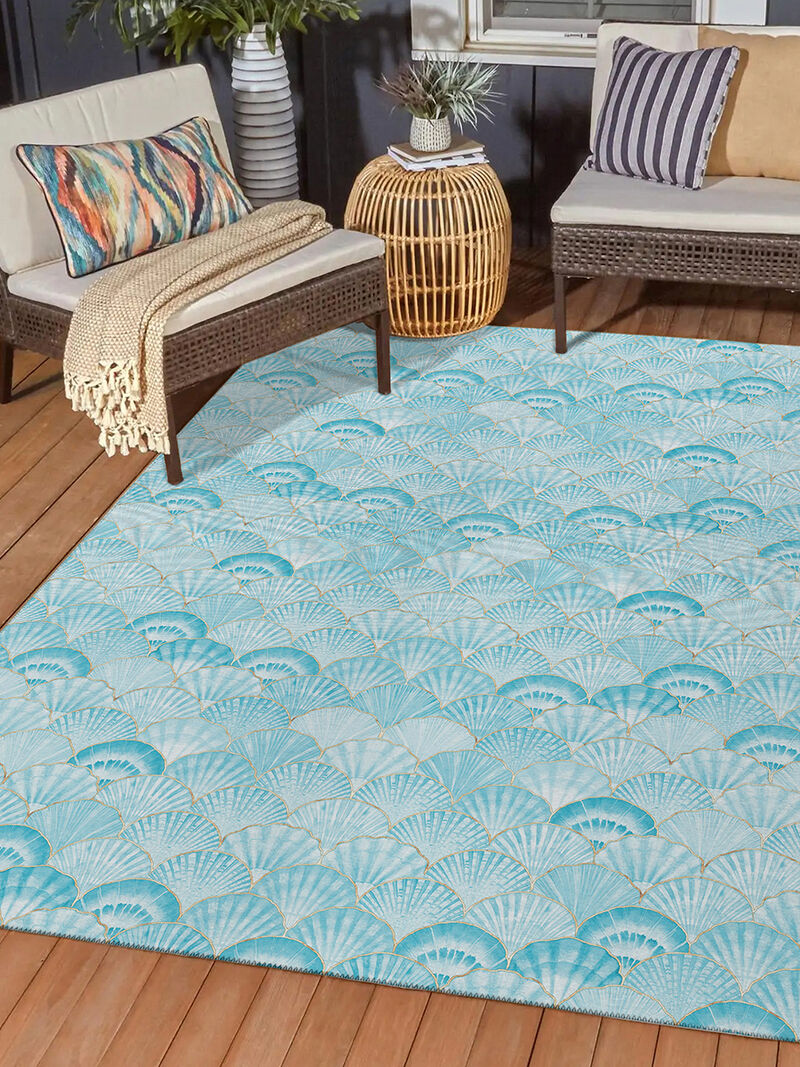 Seabreeze SZ2 Teal 9' x 12' Rug