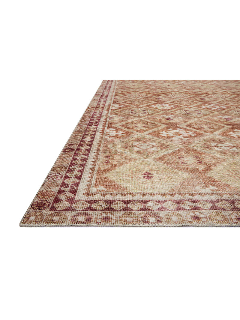Layla LAY16 Natural/Spice 18" x 18" Sample Rug by Loloi II image number 3