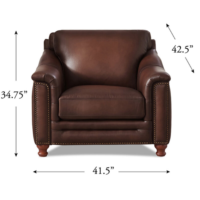 Belfast Top Grain Leather Chair