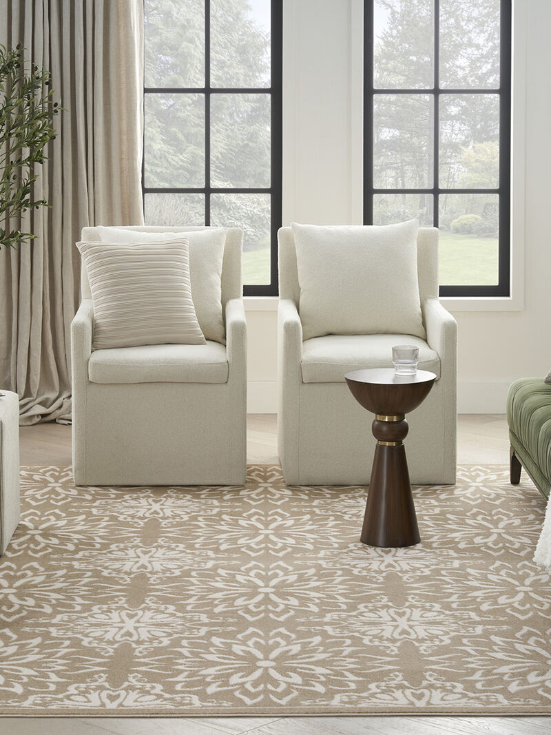 Jubilant JUB06 Taupe 7'10" x 9'10" Rug