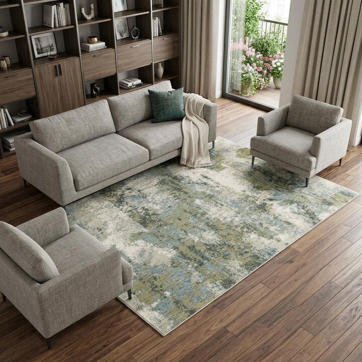 HomeRoots Power Loom Area Rug